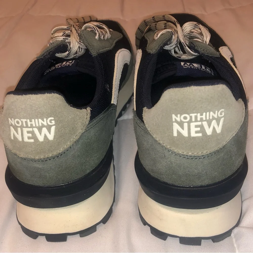 Nothing New Navy & Olive Green Men's Sneakers